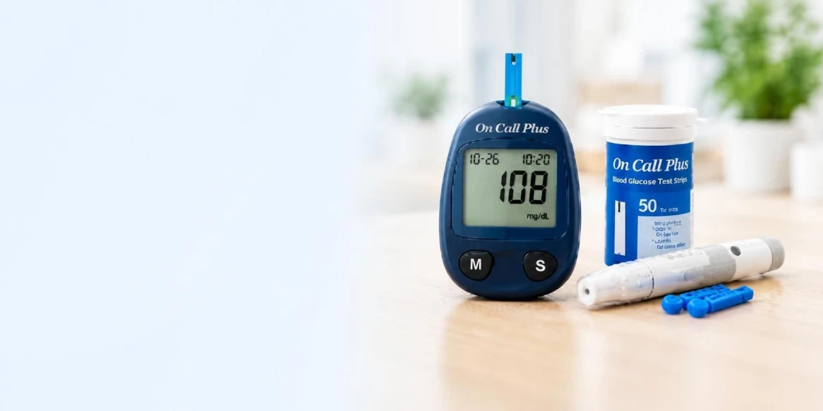 Capteur de glucose Sibionics GS1 avec smartphone et emballage du produit