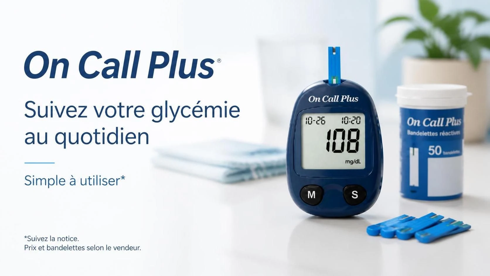 On Call Plus : prix, utilisation et avis sur le lecteur de glycémie On Call Plus : prix, utilisation et avis sur le lecteur de glycémie