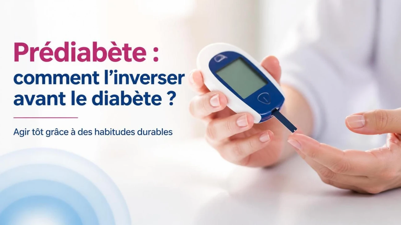 Prédiabète : comment l’inverser avant le diabète ?