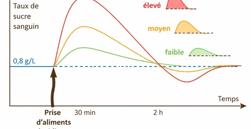 Taux de glycémie : tableau à jeun et après repas (g/L et mmol/L)